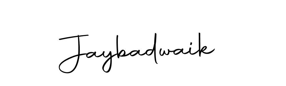 Make a beautiful signature design for name Jaybadwaik. With this signature (Autography-DOLnW) style, you can create a handwritten signature for free. Jaybadwaik signature style 10 images and pictures png