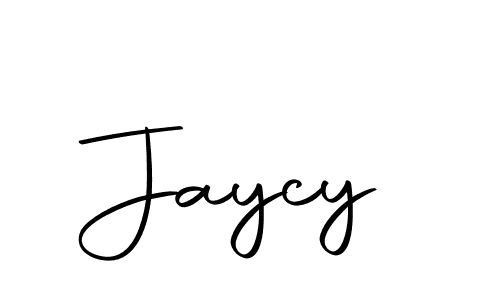 Make a beautiful signature design for name Jaycy. With this signature (Autography-DOLnW) style, you can create a handwritten signature for free. Jaycy signature style 10 images and pictures png