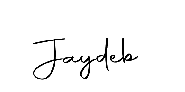 Also we have Jaydeb name is the best signature style. Create professional handwritten signature collection using Autography-DOLnW autograph style. Jaydeb signature style 10 images and pictures png