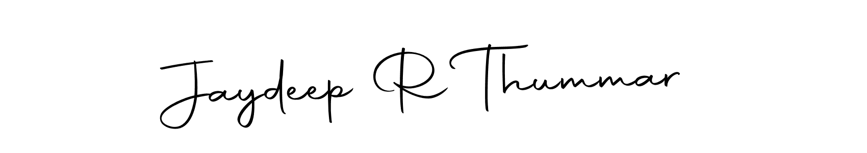 Make a beautiful signature design for name Jaydeep R Thummar. With this signature (Autography-DOLnW) style, you can create a handwritten signature for free. Jaydeep R Thummar signature style 10 images and pictures png