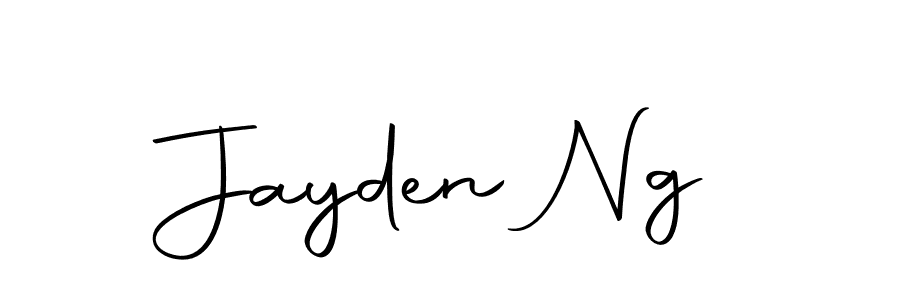 Design your own signature with our free online signature maker. With this signature software, you can create a handwritten (Autography-DOLnW) signature for name Jayden Ng. Jayden Ng signature style 10 images and pictures png