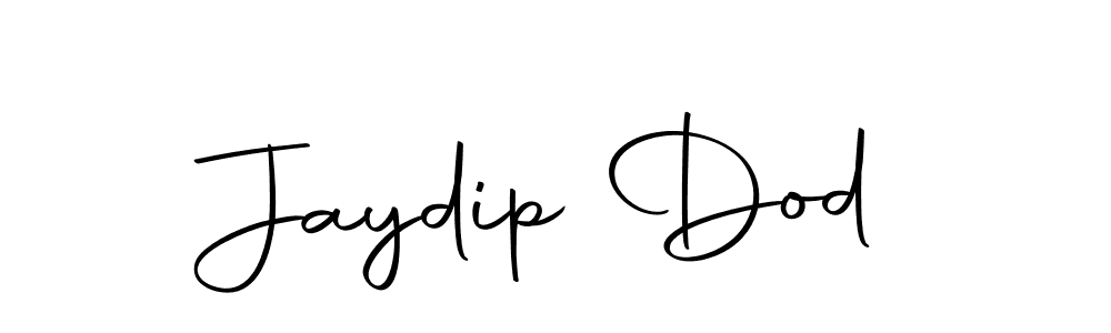 Create a beautiful signature design for name Jaydip Dod. With this signature (Autography-DOLnW) fonts, you can make a handwritten signature for free. Jaydip Dod signature style 10 images and pictures png