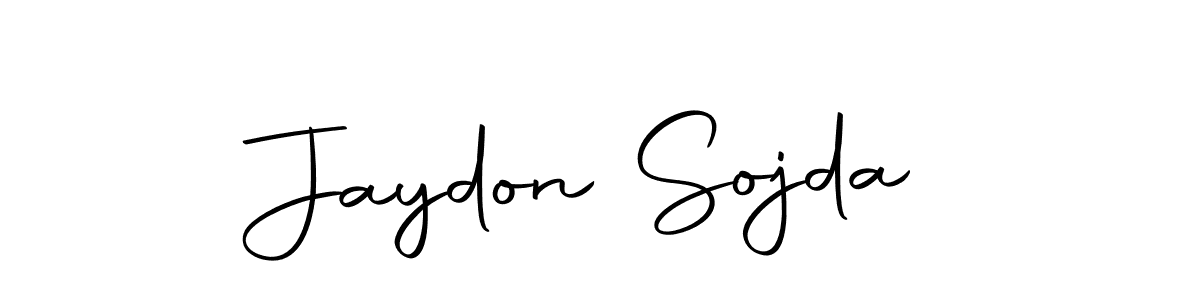 How to make Jaydon Sojda name signature. Use Autography-DOLnW style for creating short signs online. This is the latest handwritten sign. Jaydon Sojda signature style 10 images and pictures png