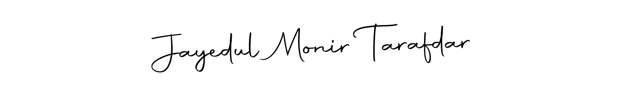 Create a beautiful signature design for name Jayedul Monir Tarafdar. With this signature (Autography-DOLnW) fonts, you can make a handwritten signature for free. Jayedul Monir Tarafdar signature style 10 images and pictures png