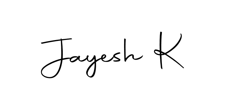 Make a beautiful signature design for name Jayesh K. With this signature (Autography-DOLnW) style, you can create a handwritten signature for free. Jayesh K signature style 10 images and pictures png