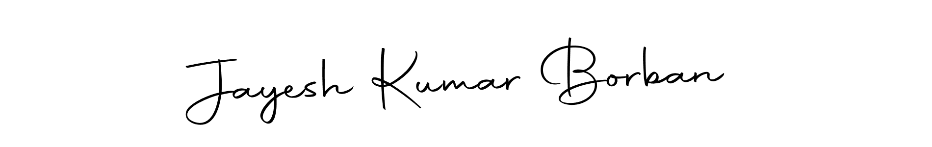 Create a beautiful signature design for name Jayesh Kumar Borban. With this signature (Autography-DOLnW) fonts, you can make a handwritten signature for free. Jayesh Kumar Borban signature style 10 images and pictures png