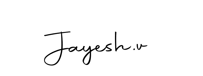 Similarly Autography-DOLnW is the best handwritten signature design. Signature creator online .You can use it as an online autograph creator for name Jayesh.v. Jayesh.v signature style 10 images and pictures png