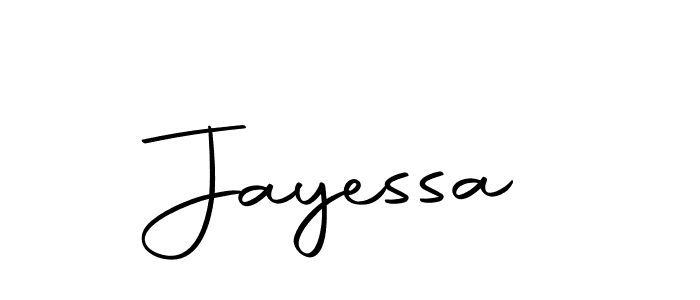 Use a signature maker to create a handwritten signature online. With this signature software, you can design (Autography-DOLnW) your own signature for name Jayessa. Jayessa signature style 10 images and pictures png