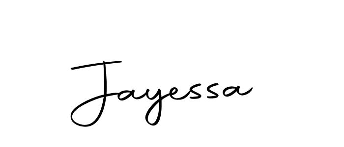 Use a signature maker to create a handwritten signature online. With this signature software, you can design (Autography-DOLnW) your own signature for name Jayessa. Jayessa signature style 10 images and pictures png