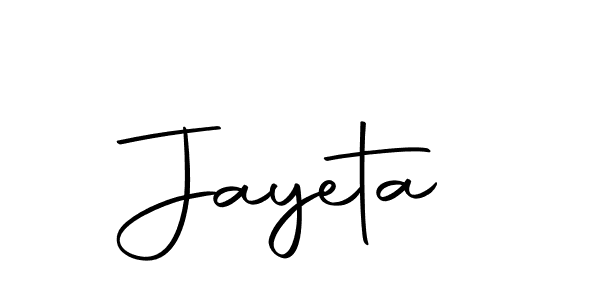 Make a beautiful signature design for name Jayeta. Use this online signature maker to create a handwritten signature for free. Jayeta signature style 10 images and pictures png