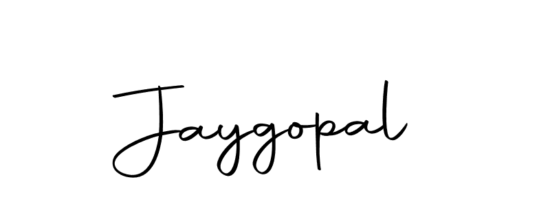 Create a beautiful signature design for name Jaygopal. With this signature (Autography-DOLnW) fonts, you can make a handwritten signature for free. Jaygopal signature style 10 images and pictures png