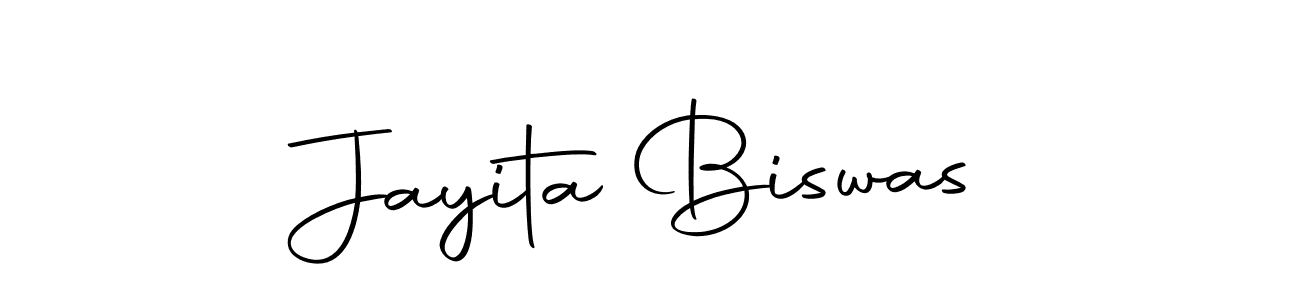 Create a beautiful signature design for name Jayita Biswas. With this signature (Autography-DOLnW) fonts, you can make a handwritten signature for free. Jayita Biswas signature style 10 images and pictures png