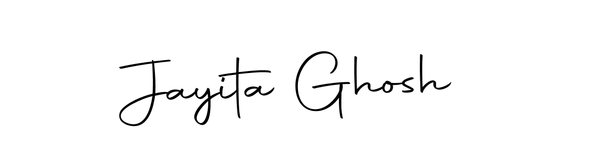 Design your own signature with our free online signature maker. With this signature software, you can create a handwritten (Autography-DOLnW) signature for name Jayita Ghosh. Jayita Ghosh signature style 10 images and pictures png