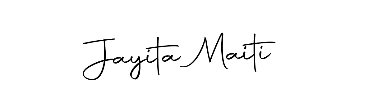 Create a beautiful signature design for name Jayita Maiti. With this signature (Autography-DOLnW) fonts, you can make a handwritten signature for free. Jayita Maiti signature style 10 images and pictures png