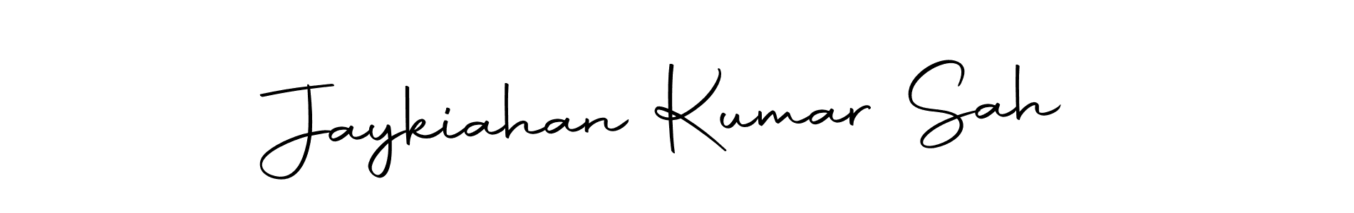 Make a beautiful signature design for name Jaykiahan Kumar Sah. Use this online signature maker to create a handwritten signature for free. Jaykiahan Kumar Sah signature style 10 images and pictures png