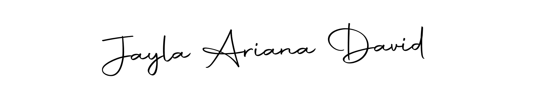 Create a beautiful signature design for name Jayla Ariana David. With this signature (Autography-DOLnW) fonts, you can make a handwritten signature for free. Jayla Ariana David signature style 10 images and pictures png