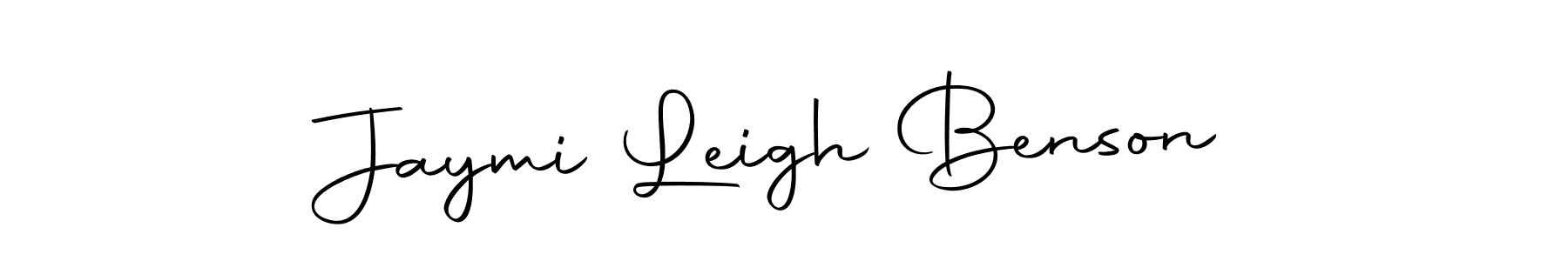 Make a short Jaymi Leigh Benson signature style. Manage your documents anywhere anytime using Autography-DOLnW. Create and add eSignatures, submit forms, share and send files easily. Jaymi Leigh Benson signature style 10 images and pictures png