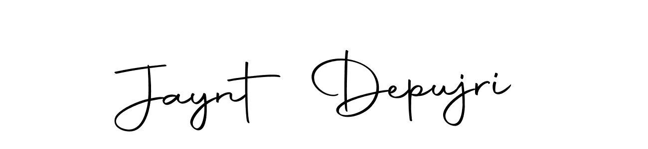 Create a beautiful signature design for name Jaynt Depujri. With this signature (Autography-DOLnW) fonts, you can make a handwritten signature for free. Jaynt Depujri signature style 10 images and pictures png