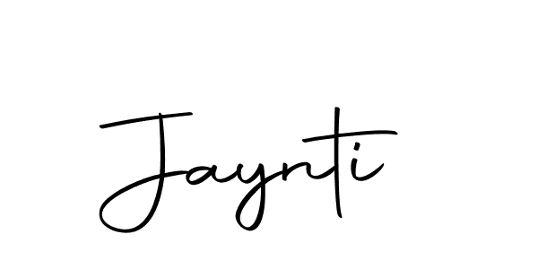 You should practise on your own different ways (Autography-DOLnW) to write your name (Jaynti) in signature. don't let someone else do it for you. Jaynti signature style 10 images and pictures png