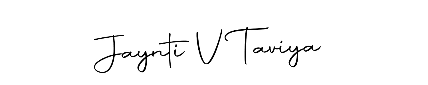 This is the best signature style for the Jaynti V Taviya name. Also you like these signature font (Autography-DOLnW). Mix name signature. Jaynti V Taviya signature style 10 images and pictures png