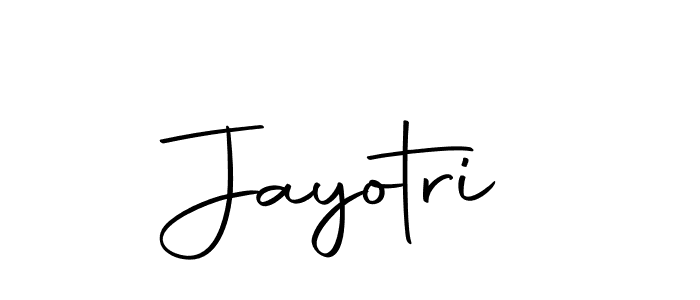 Create a beautiful signature design for name Jayotri. With this signature (Autography-DOLnW) fonts, you can make a handwritten signature for free. Jayotri signature style 10 images and pictures png