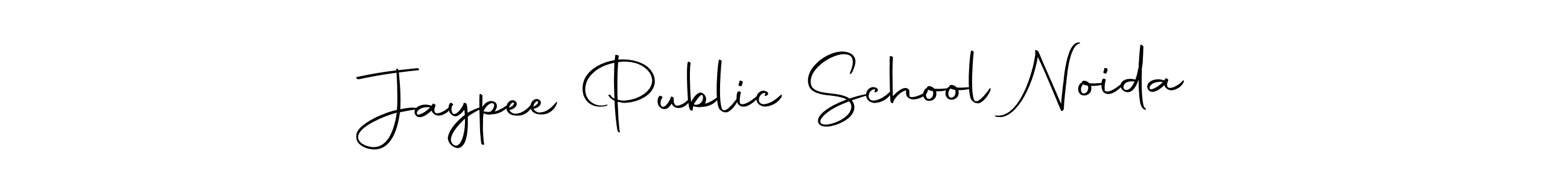 Make a beautiful signature design for name Jaypee Public School Noida. With this signature (Autography-DOLnW) style, you can create a handwritten signature for free. Jaypee Public School Noida signature style 10 images and pictures png
