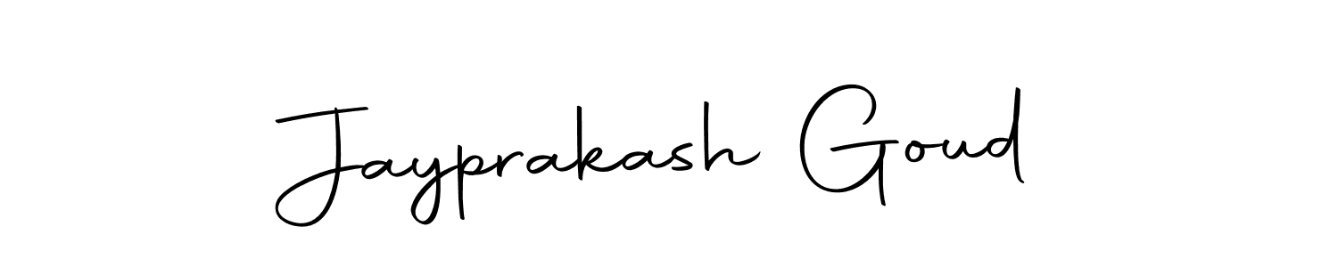 Create a beautiful signature design for name Jayprakash Goud. With this signature (Autography-DOLnW) fonts, you can make a handwritten signature for free. Jayprakash Goud signature style 10 images and pictures png