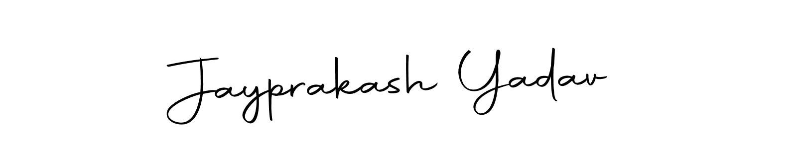 Use a signature maker to create a handwritten signature online. With this signature software, you can design (Autography-DOLnW) your own signature for name Jayprakash Yadav. Jayprakash Yadav signature style 10 images and pictures png
