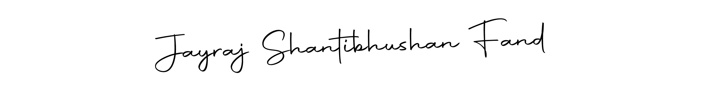 This is the best signature style for the Jayraj Shantibhushan Fand name. Also you like these signature font (Autography-DOLnW). Mix name signature. Jayraj Shantibhushan Fand signature style 10 images and pictures png