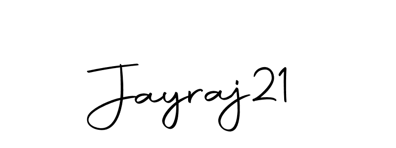 How to make Jayraj21 name signature. Use Autography-DOLnW style for creating short signs online. This is the latest handwritten sign. Jayraj21 signature style 10 images and pictures png