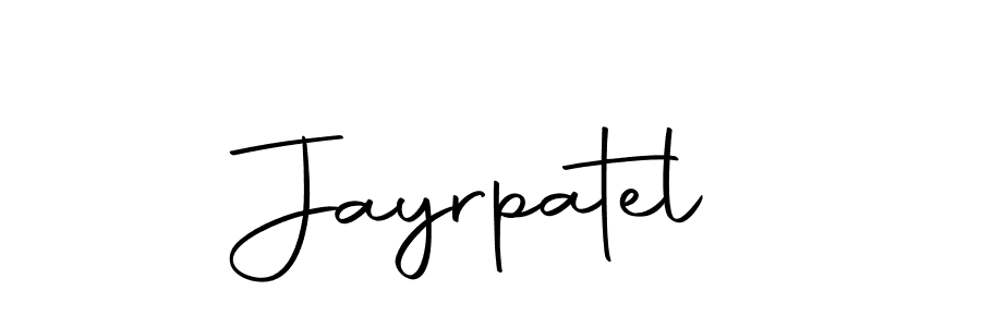 Design your own signature with our free online signature maker. With this signature software, you can create a handwritten (Autography-DOLnW) signature for name Jayrpatel. Jayrpatel signature style 10 images and pictures png