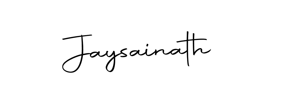 Use a signature maker to create a handwritten signature online. With this signature software, you can design (Autography-DOLnW) your own signature for name Jaysainath. Jaysainath signature style 10 images and pictures png