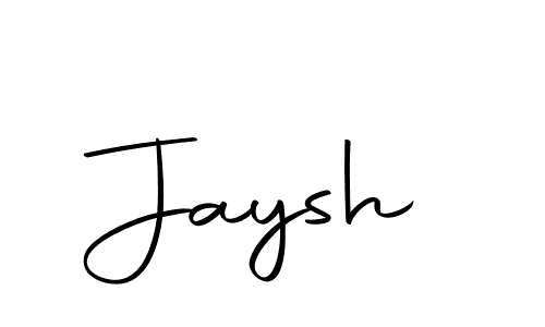 Create a beautiful signature design for name Jaysh. With this signature (Autography-DOLnW) fonts, you can make a handwritten signature for free. Jaysh signature style 10 images and pictures png