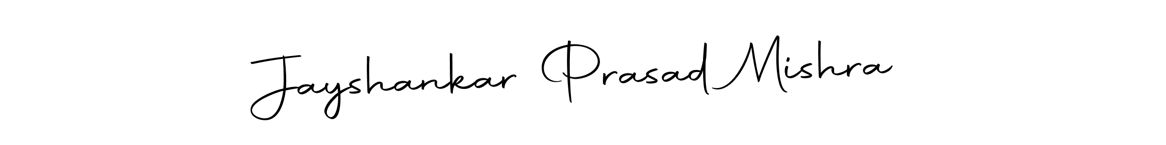 How to make Jayshankar Prasad Mishra name signature. Use Autography-DOLnW style for creating short signs online. This is the latest handwritten sign. Jayshankar Prasad Mishra signature style 10 images and pictures png
