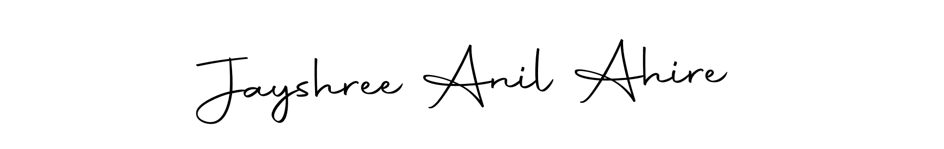 Also You can easily find your signature by using the search form. We will create Jayshree Anil Ahire name handwritten signature images for you free of cost using Autography-DOLnW sign style. Jayshree Anil Ahire signature style 10 images and pictures png