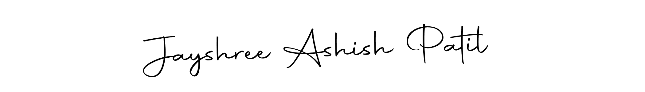 Design your own signature with our free online signature maker. With this signature software, you can create a handwritten (Autography-DOLnW) signature for name Jayshree Ashish Patil. Jayshree Ashish Patil signature style 10 images and pictures png