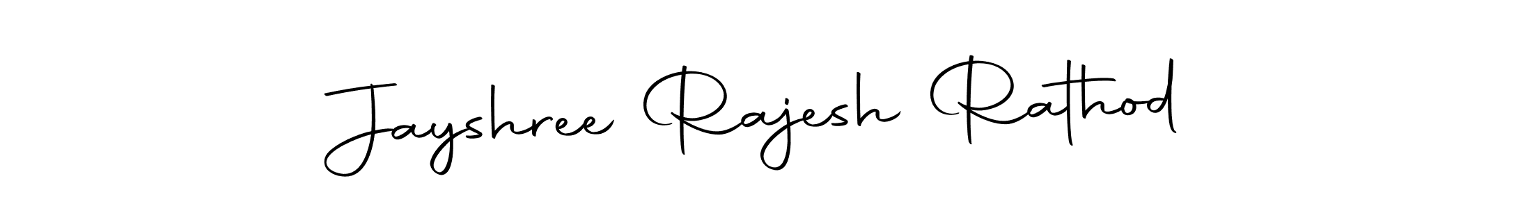 Make a beautiful signature design for name Jayshree Rajesh Rathod. Use this online signature maker to create a handwritten signature for free. Jayshree Rajesh Rathod signature style 10 images and pictures png