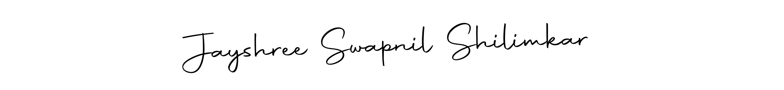 You can use this online signature creator to create a handwritten signature for the name Jayshree Swapnil Shilimkar. This is the best online autograph maker. Jayshree Swapnil Shilimkar signature style 10 images and pictures png