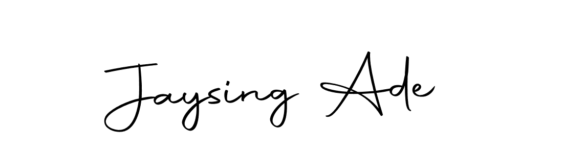 Also we have Jaysing Ade name is the best signature style. Create professional handwritten signature collection using Autography-DOLnW autograph style. Jaysing Ade signature style 10 images and pictures png