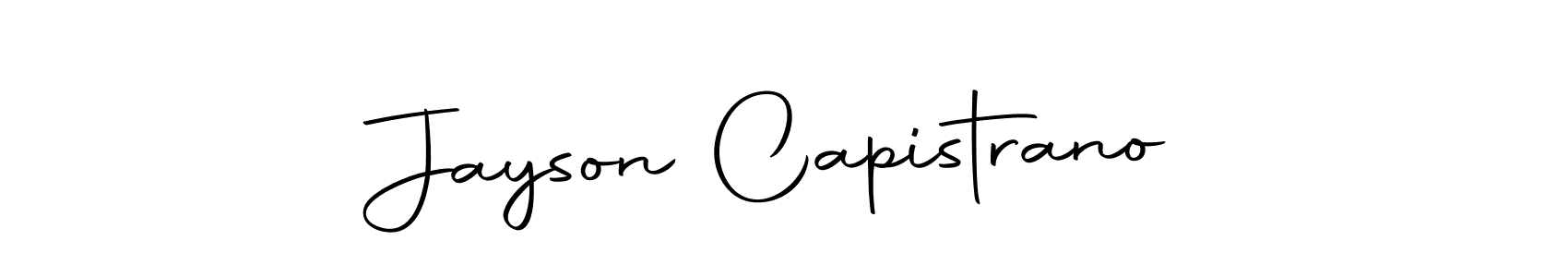 The best way (Autography-DOLnW) to make a short signature is to pick only two or three words in your name. The name Jayson Capistrano include a total of six letters. For converting this name. Jayson Capistrano signature style 10 images and pictures png