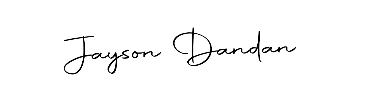 How to make Jayson Dandan name signature. Use Autography-DOLnW style for creating short signs online. This is the latest handwritten sign. Jayson Dandan signature style 10 images and pictures png