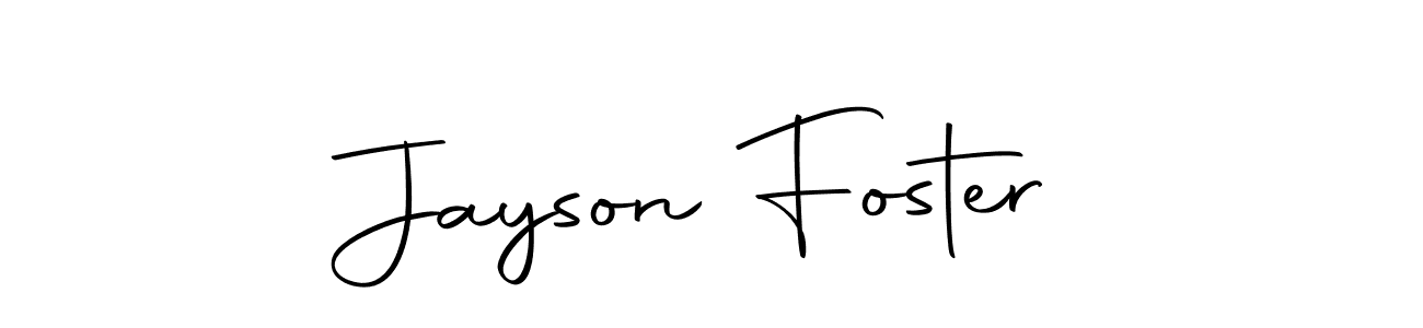 It looks lik you need a new signature style for name Jayson Foster. Design unique handwritten (Autography-DOLnW) signature with our free signature maker in just a few clicks. Jayson Foster signature style 10 images and pictures png