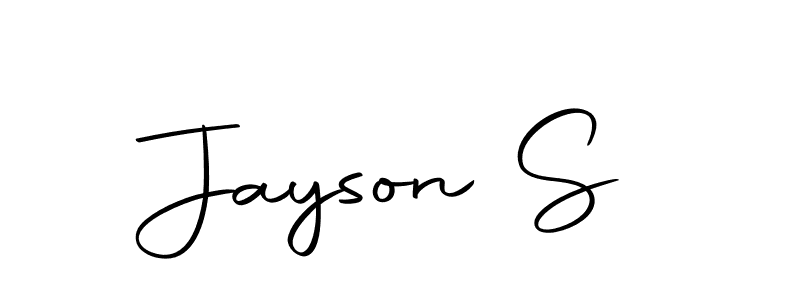 Similarly Autography-DOLnW is the best handwritten signature design. Signature creator online .You can use it as an online autograph creator for name Jayson S. Jayson S signature style 10 images and pictures png