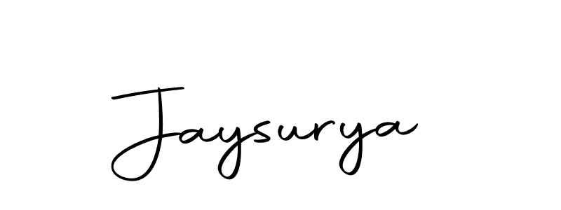 You can use this online signature creator to create a handwritten signature for the name Jaysurya. This is the best online autograph maker. Jaysurya signature style 10 images and pictures png