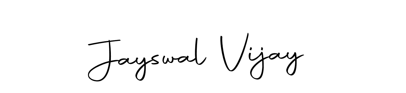 Use a signature maker to create a handwritten signature online. With this signature software, you can design (Autography-DOLnW) your own signature for name Jayswal Vijay. Jayswal Vijay signature style 10 images and pictures png