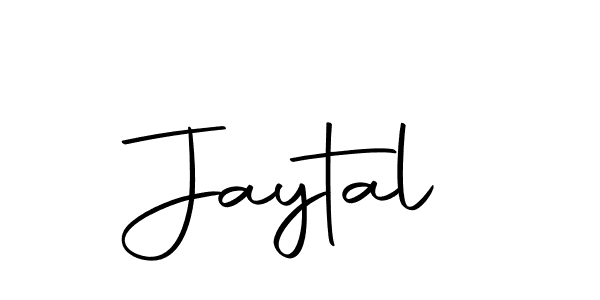 Design your own signature with our free online signature maker. With this signature software, you can create a handwritten (Autography-DOLnW) signature for name Jaytal. Jaytal signature style 10 images and pictures png