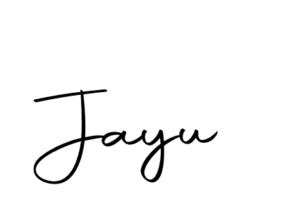 Design your own signature with our free online signature maker. With this signature software, you can create a handwritten (Autography-DOLnW) signature for name Jayu. Jayu signature style 10 images and pictures png