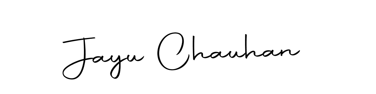 Design your own signature with our free online signature maker. With this signature software, you can create a handwritten (Autography-DOLnW) signature for name Jayu Chauhan. Jayu Chauhan signature style 10 images and pictures png
