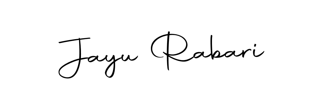 Also we have Jayu Rabari name is the best signature style. Create professional handwritten signature collection using Autography-DOLnW autograph style. Jayu Rabari signature style 10 images and pictures png