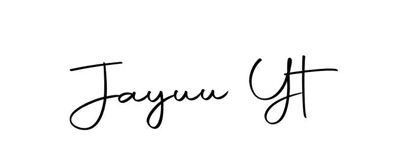 You should practise on your own different ways (Autography-DOLnW) to write your name (Jayuu Yt) in signature. don't let someone else do it for you. Jayuu Yt signature style 10 images and pictures png